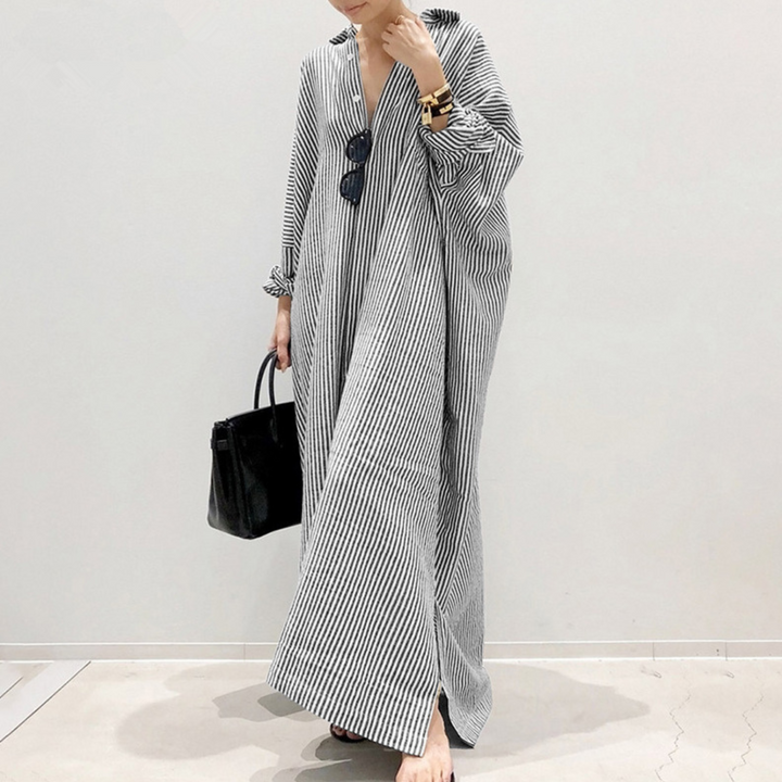 LINNAEA™ – Gestreiftes Maxikleid für jeden Tag