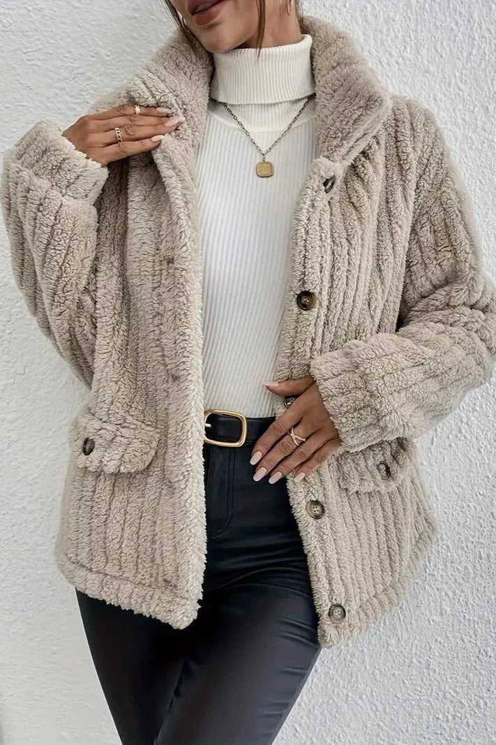 NOVA™ | Beidseitiger Samtknopf-Cardigan