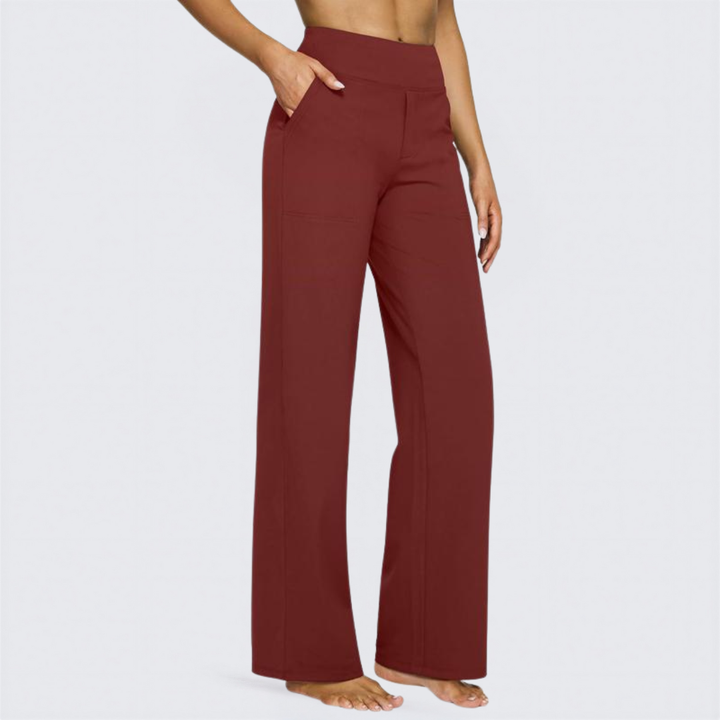 WHITNEY™ - Bequeme High-Waist-Hose mit weitem Bein für Yoga und Outdoor-Spaß