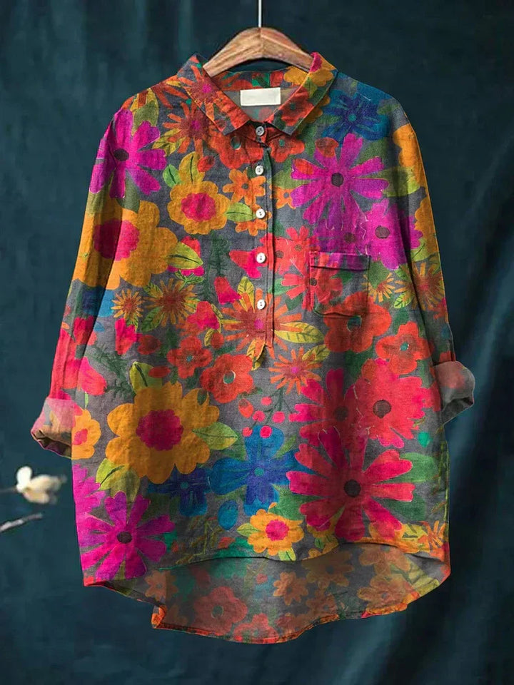 GIANNA™ - Pflanzen-Kunst-Shirt