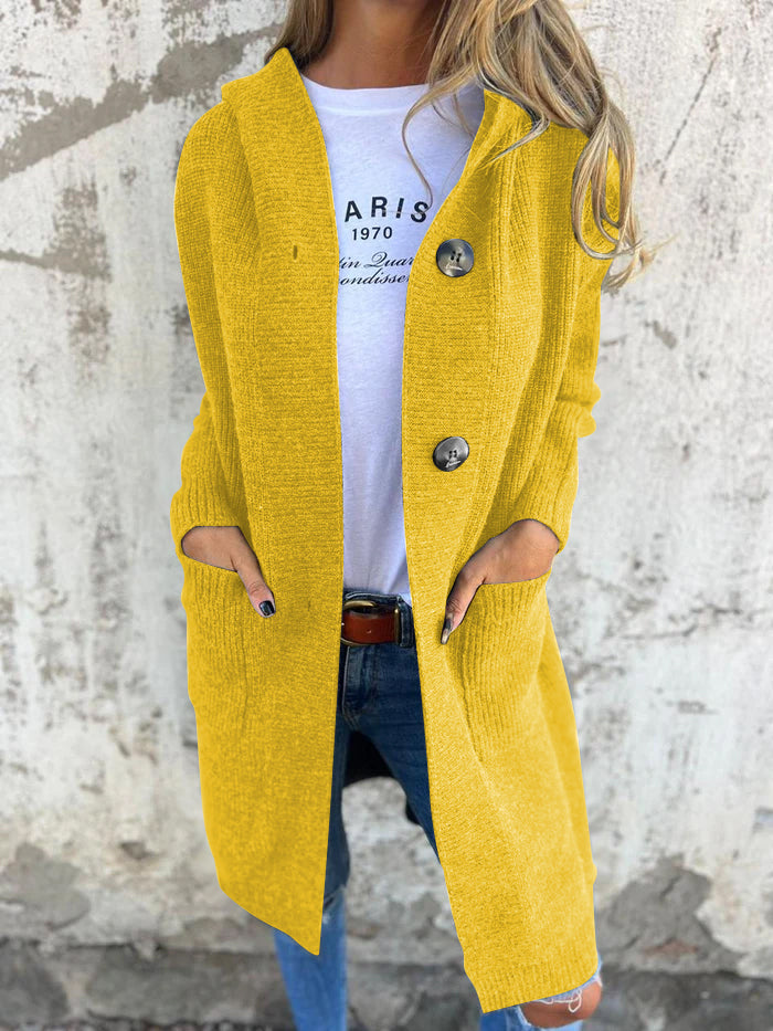VERONICA™ – Eleganter, langer Strickcardigan