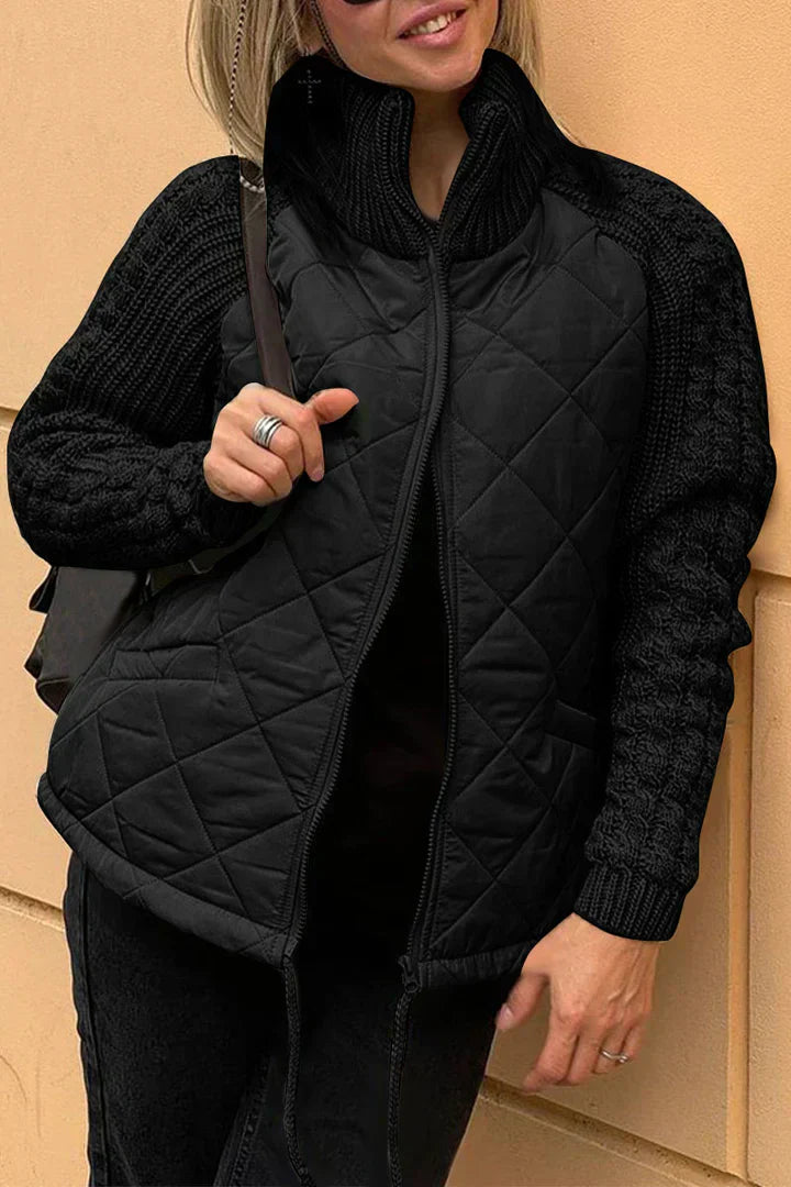 REINA™ - Steppstrickjacke