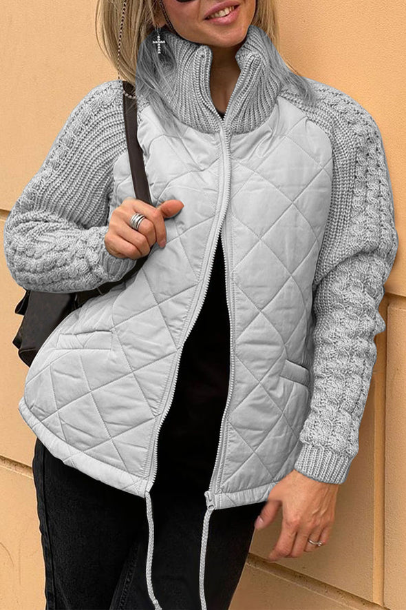 REINA™ - Steppstrickjacke
