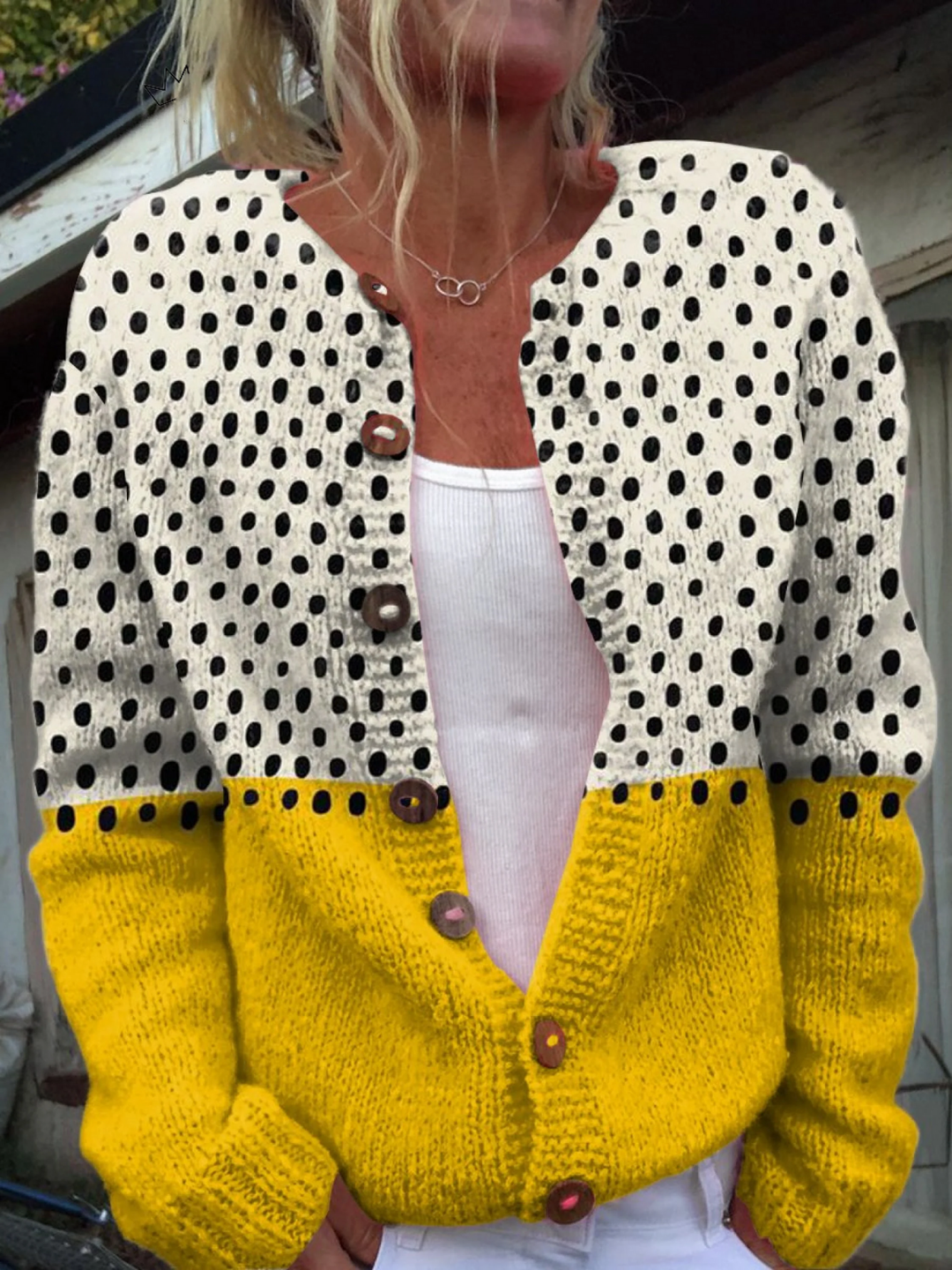 Junella | Vintage-Strickcardigan