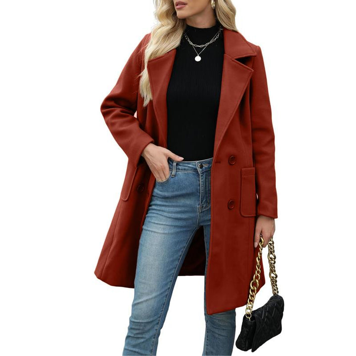 MOORE™ - Freizeit-Wollmantel mit Revers für den Winter