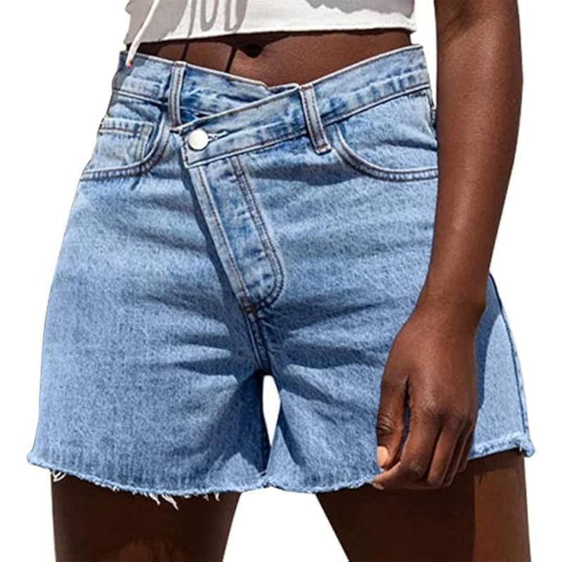 BITUIN™ – Lässige High Waist Crossover Sommer-Shorts