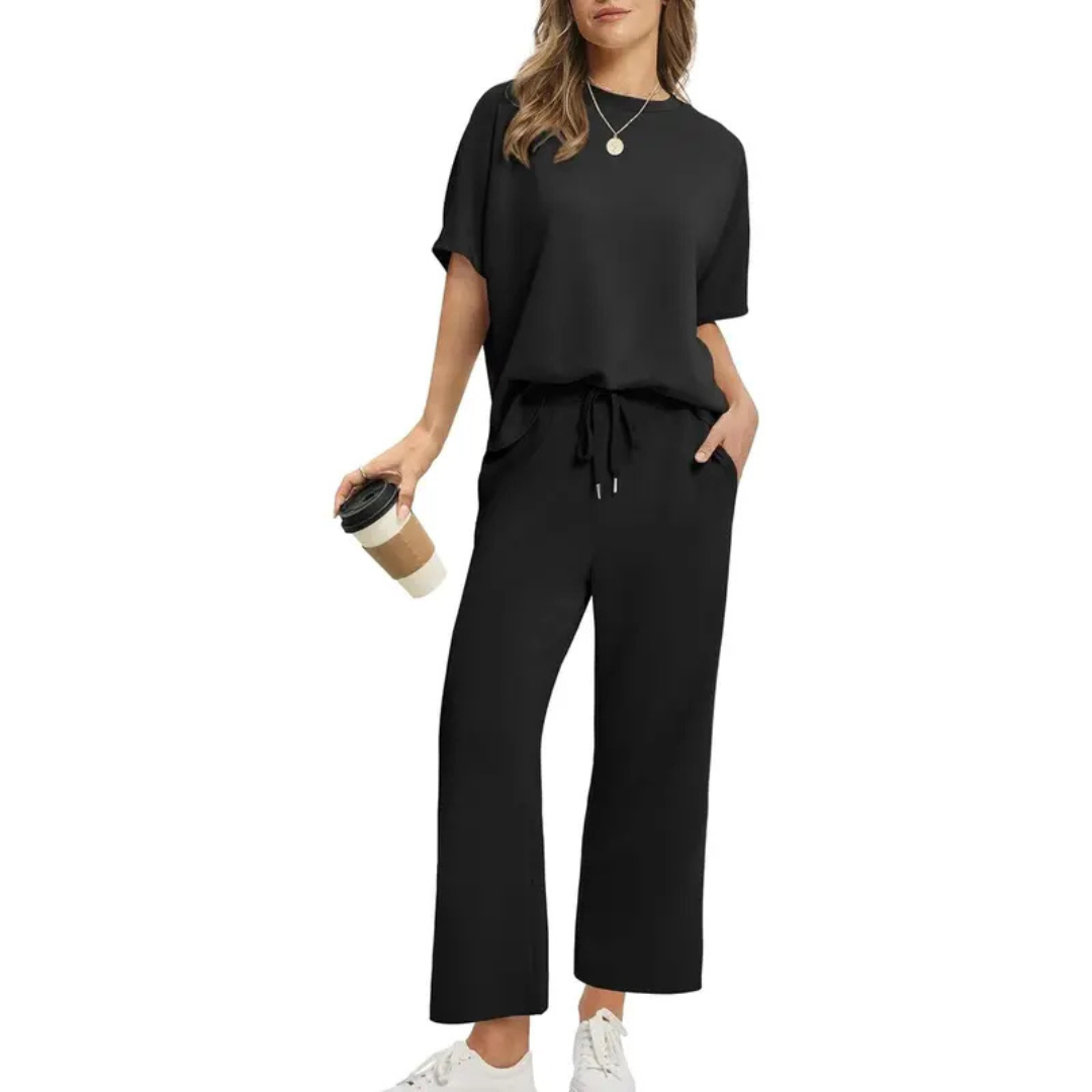 JULIE™ – Oversized Cropped Lounge-Set für Damen