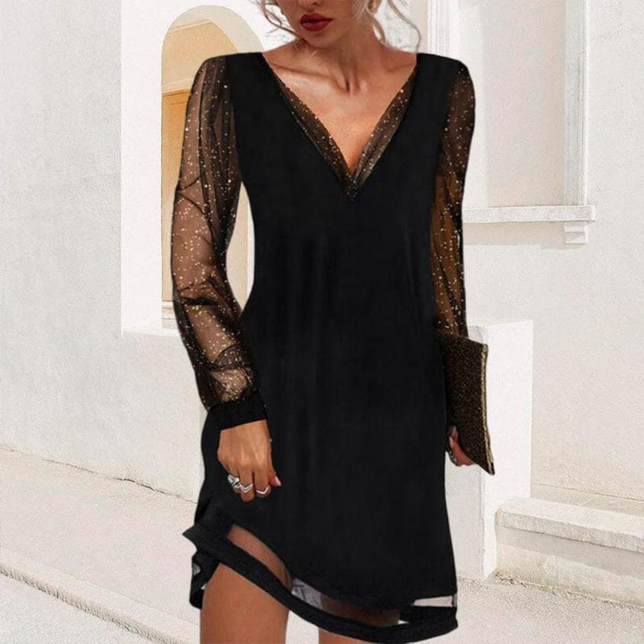 LILA™ – Spitzenärmelkleid