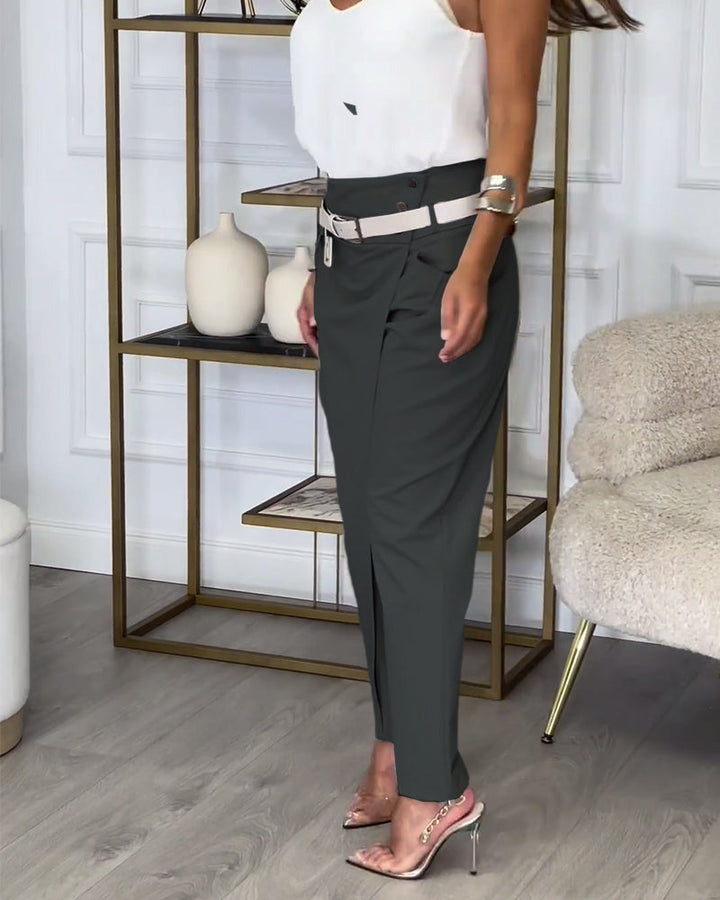 EMILIA™ - High-Waist Hose + Gratis Gürtel