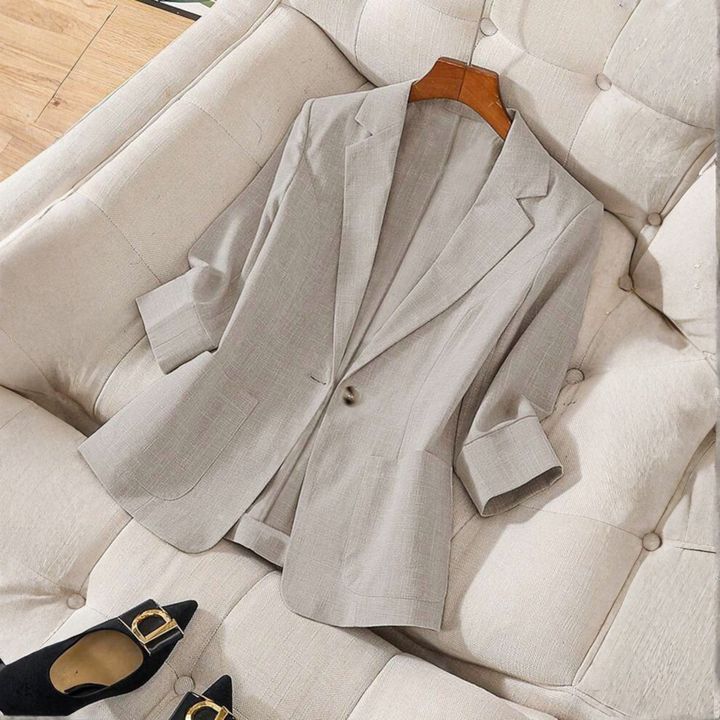 GILLIAN™ - Eleganter Büro-Blazer mit Knopfleiste und langen Ärmeln