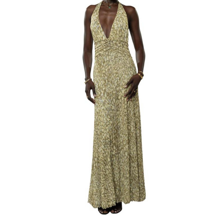 FITA™ - Elegantes Neckholder-Kleid mit Rückenausschnitt