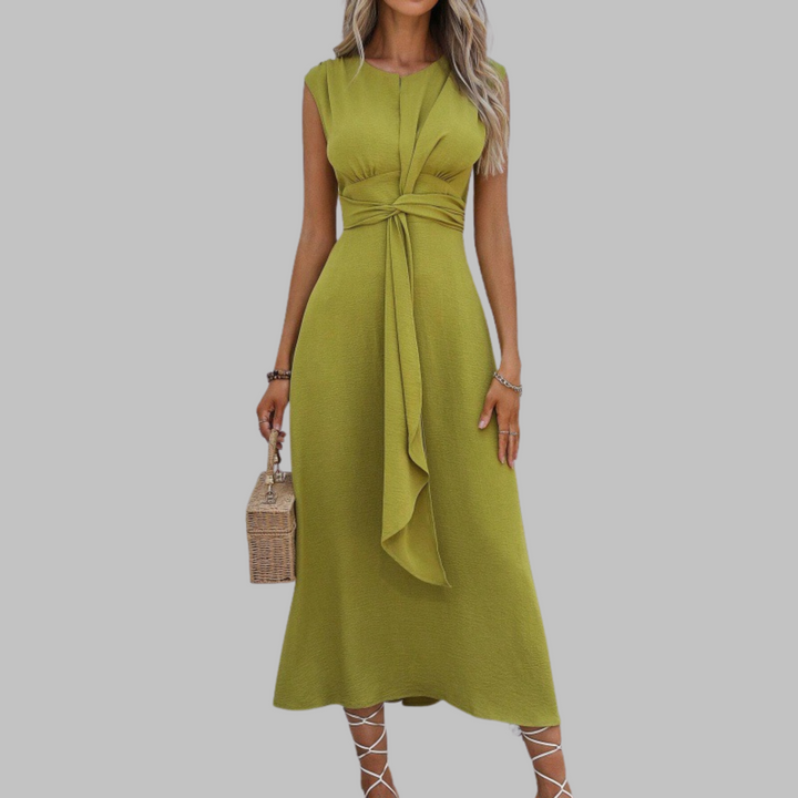 REESE™ - Elegantes ärmelloses Maxikleid mit Rundhalsausschnitt