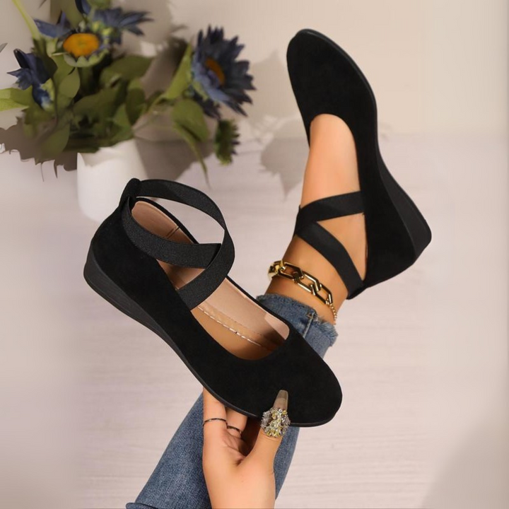 ANGEL™ - Bequeme geschlossene Keilabsatzschuhe zum Hineinschlüpfen