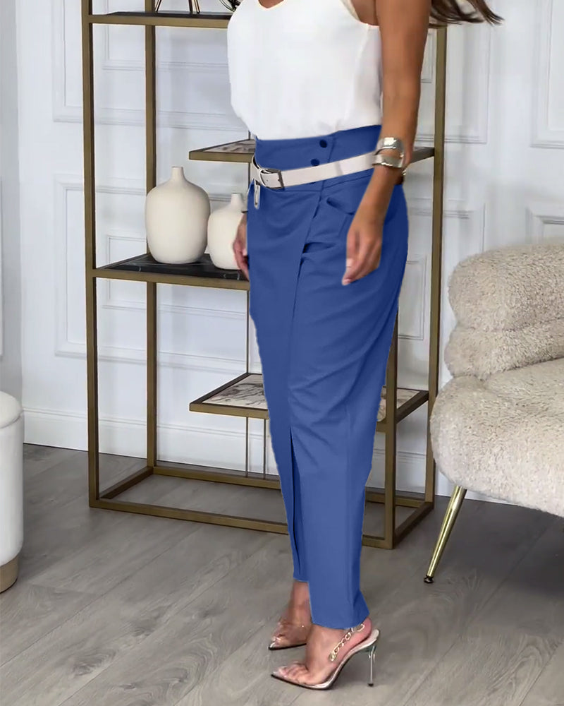 EMILIA™ - High-Waist Hose + Gratis Gürtel