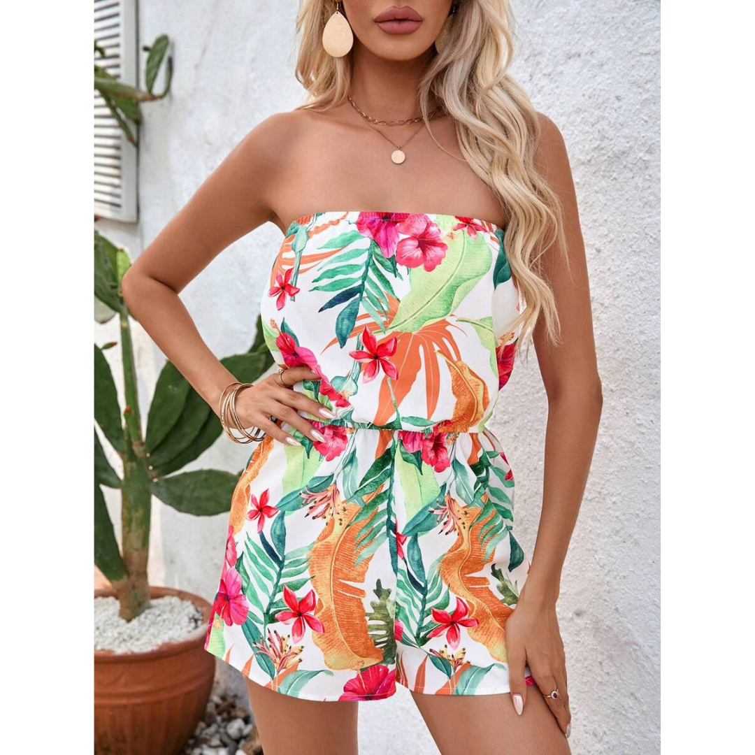 INDIRA™ – Legerer ärmelloser Schlauchtop-Sommer-Einteiler