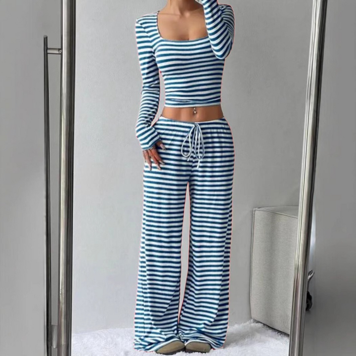 JANA™ - Kurzes Oberteil und Hose im Relaxed Fit Loungewear-Set