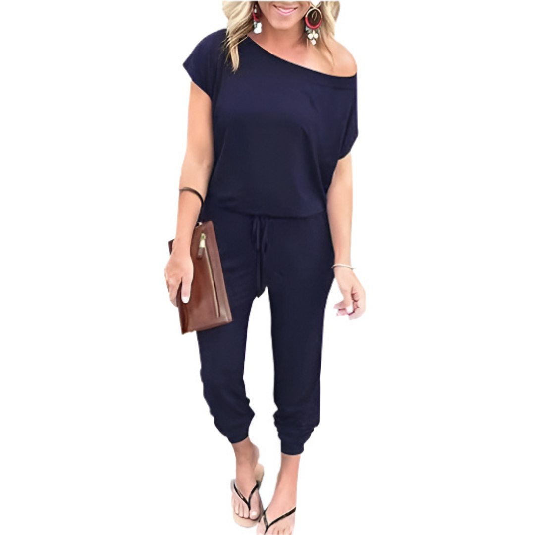 ADELFA™ – Müheloser Off-Shoulder Lounge-Overall für den Sommer