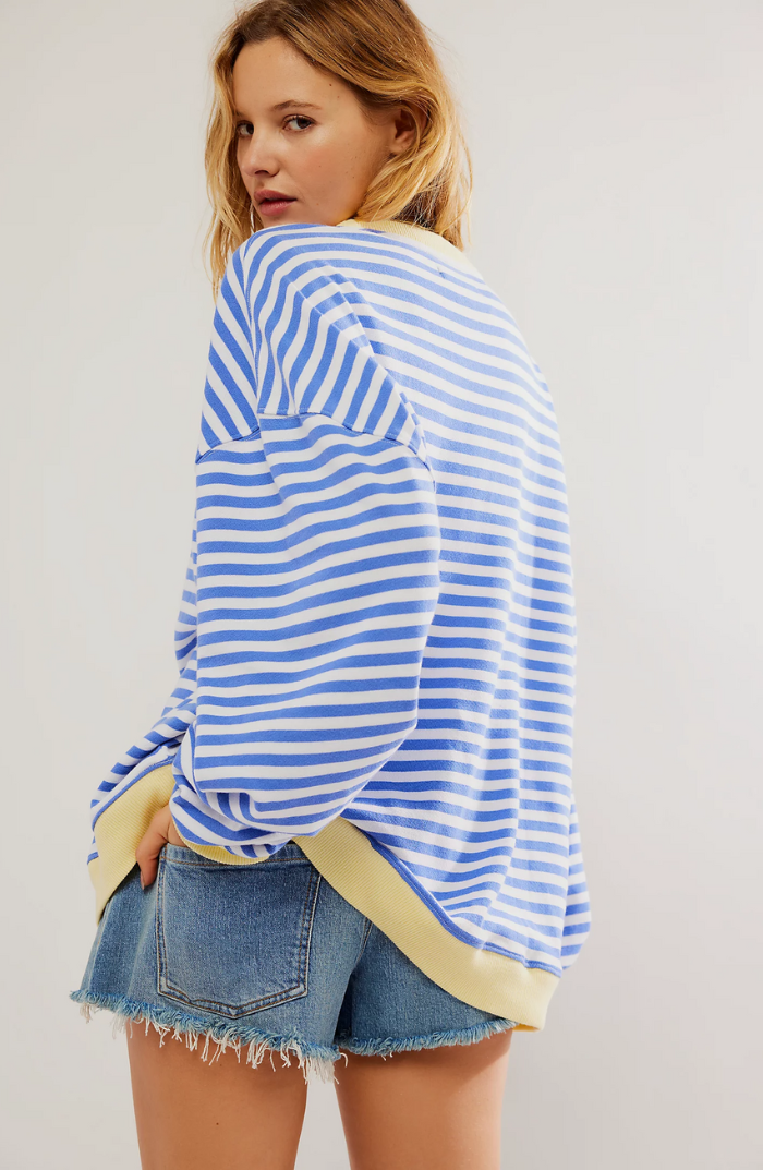 Ashley | Verspielter Streifenpullover