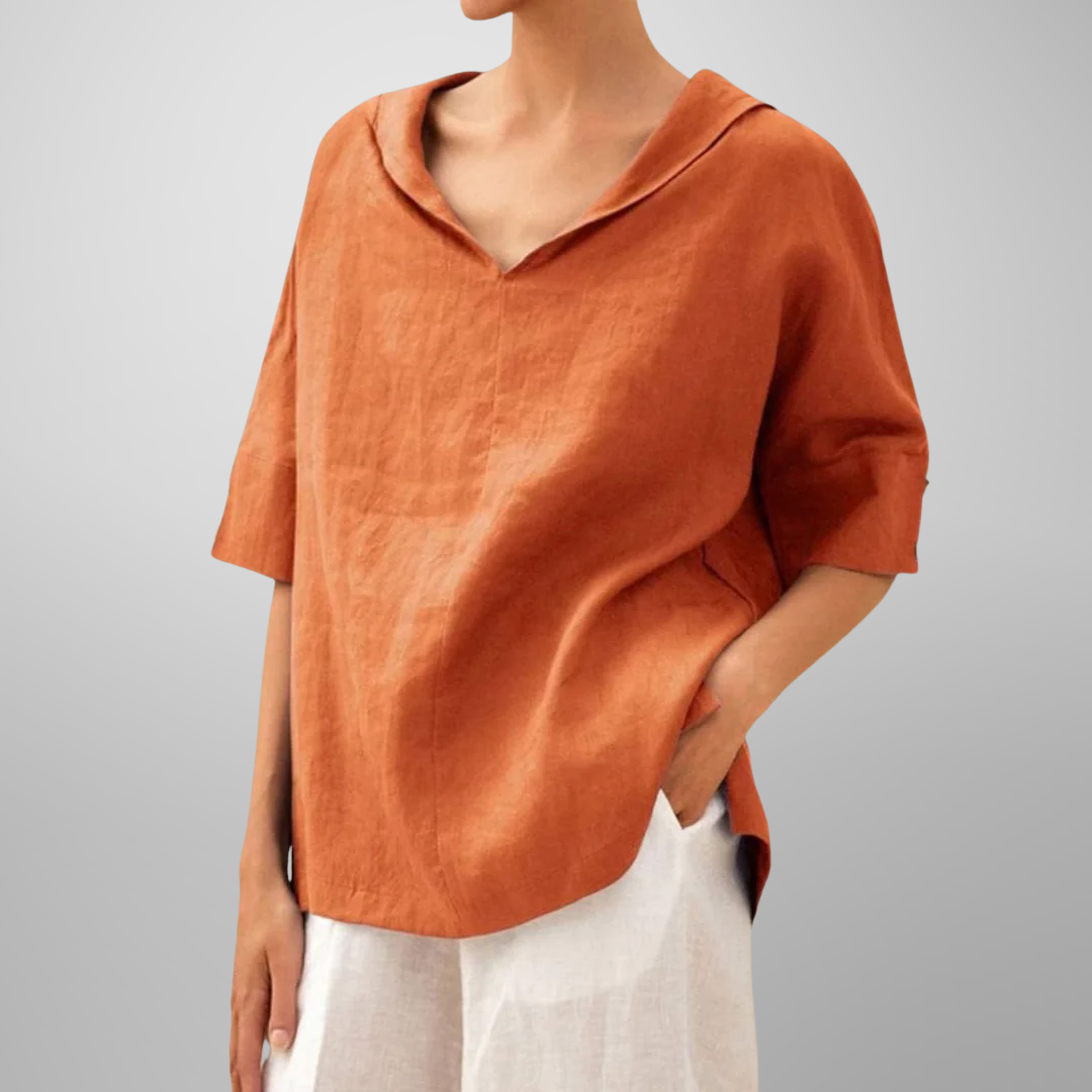 LUCY™ – Baumwoll-Bluse in lockerer Passform
