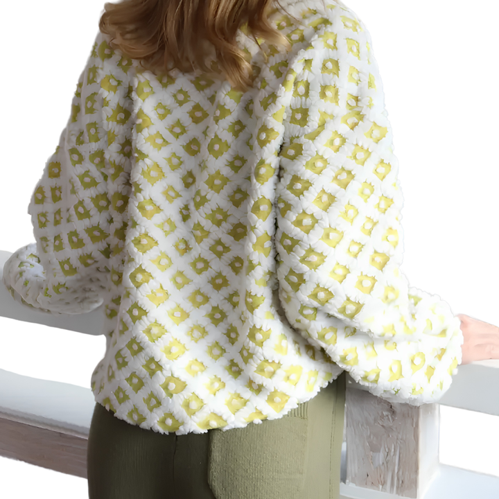INGRID™ – Gemütliches Karomuster Sherpa-Pullover-Sweatshirt