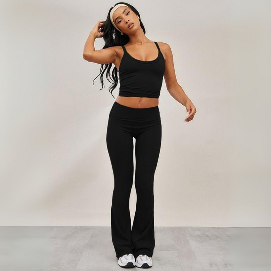 ARIANA™ - Freizeit-Cami-Top und Hose mit weitem Bein Set