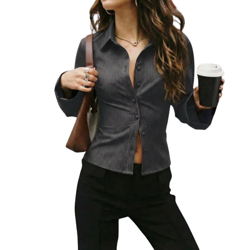 ADELAIDA™ – Klassisches Langarmhemd mit Streifen