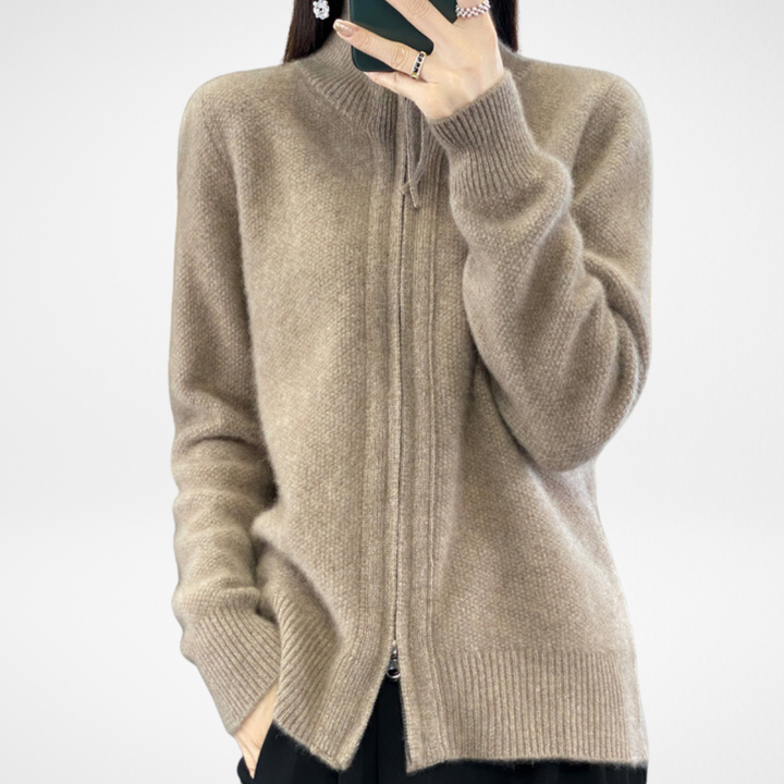 KATRINA™ – Minimalistischer Reißverschluss-Pullover