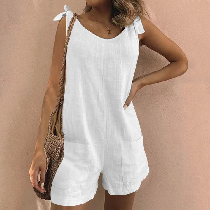 LILA™ – Lässiger ärmelloser Einteiler-Playsuit