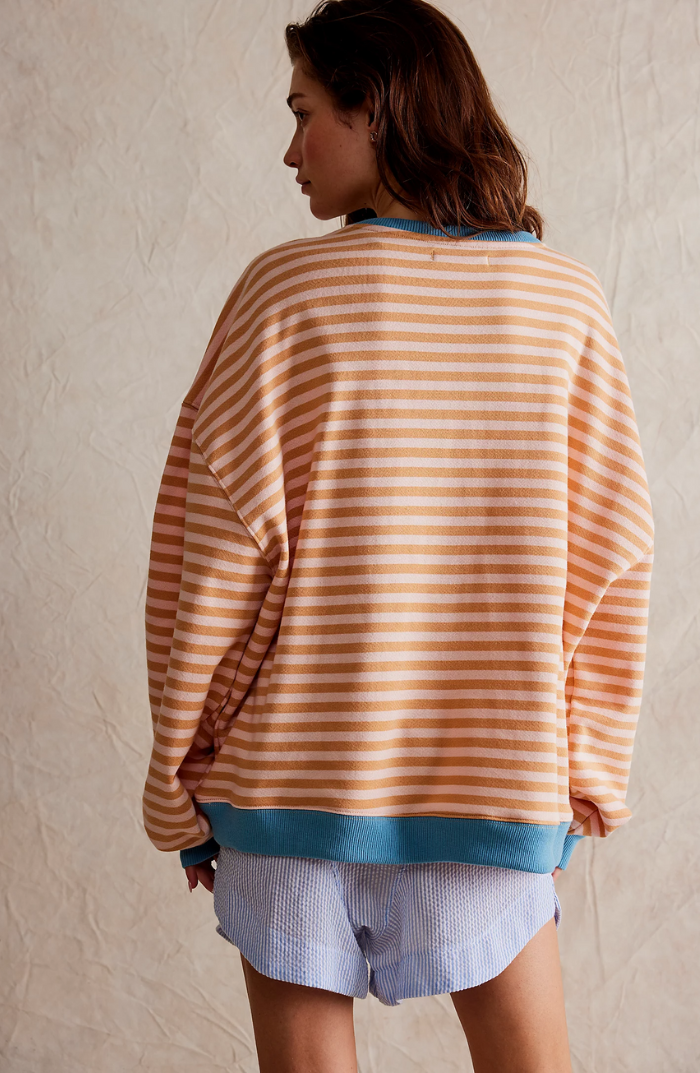 Ashley | Verspielter Streifenpullover