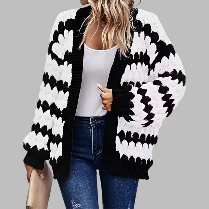 SALVACION™ – Legerer Langarm-Cardigan mit überschnittenen Schultern