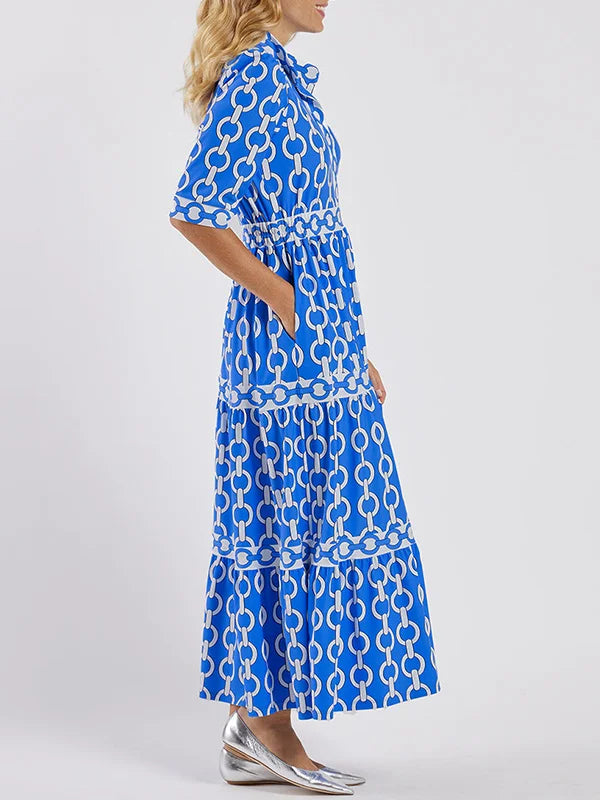 ALYANA™ - Midikleid mit Kettendetail