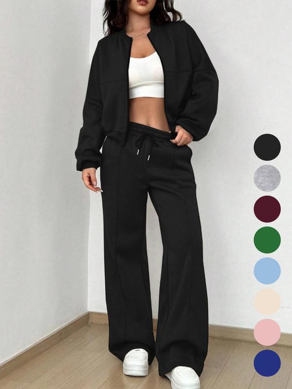 PALOMA™ – Gemütlicher Streetwear-Set aus Jacke und Hose mit Reißverschluss