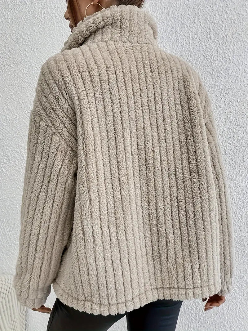 NOVA™ | Beidseitiger Samtknopf-Cardigan