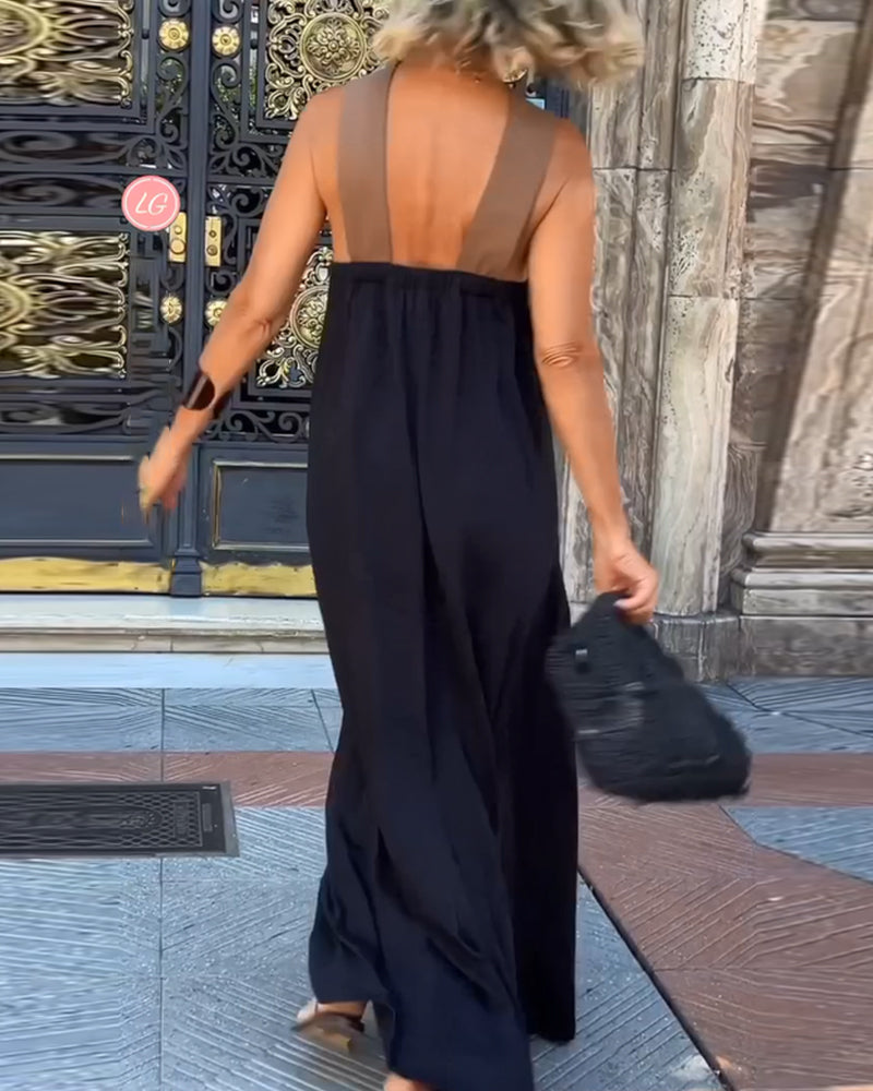 MILLEN™ - Eleganz-Kleid mit gekreuztem Halsausschnitt