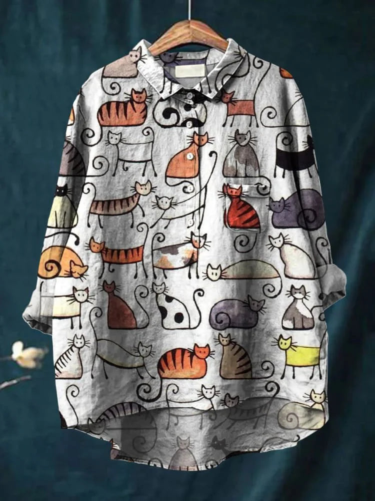 AMARI™ - Katzenkunst-Shirt