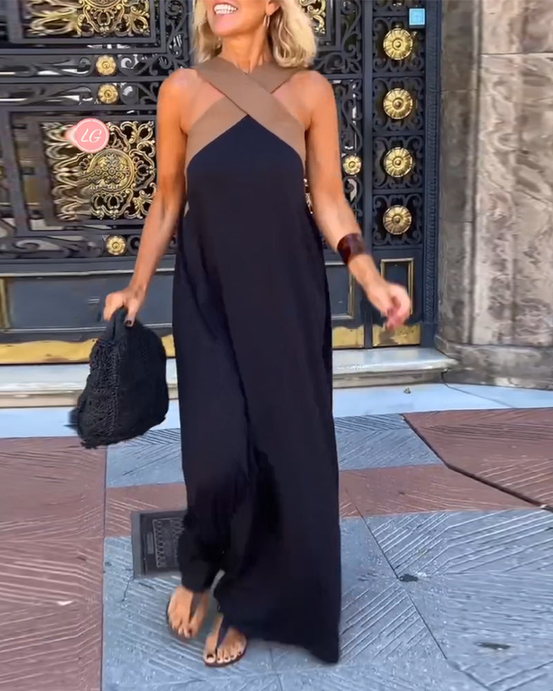 MILLEN™ - Eleganz-Kleid mit gekreuztem Halsausschnitt