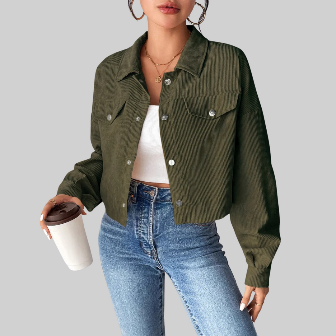 ESTRELLA™ – Klassische Jacke mit Hemdkragen und Knopfleiste