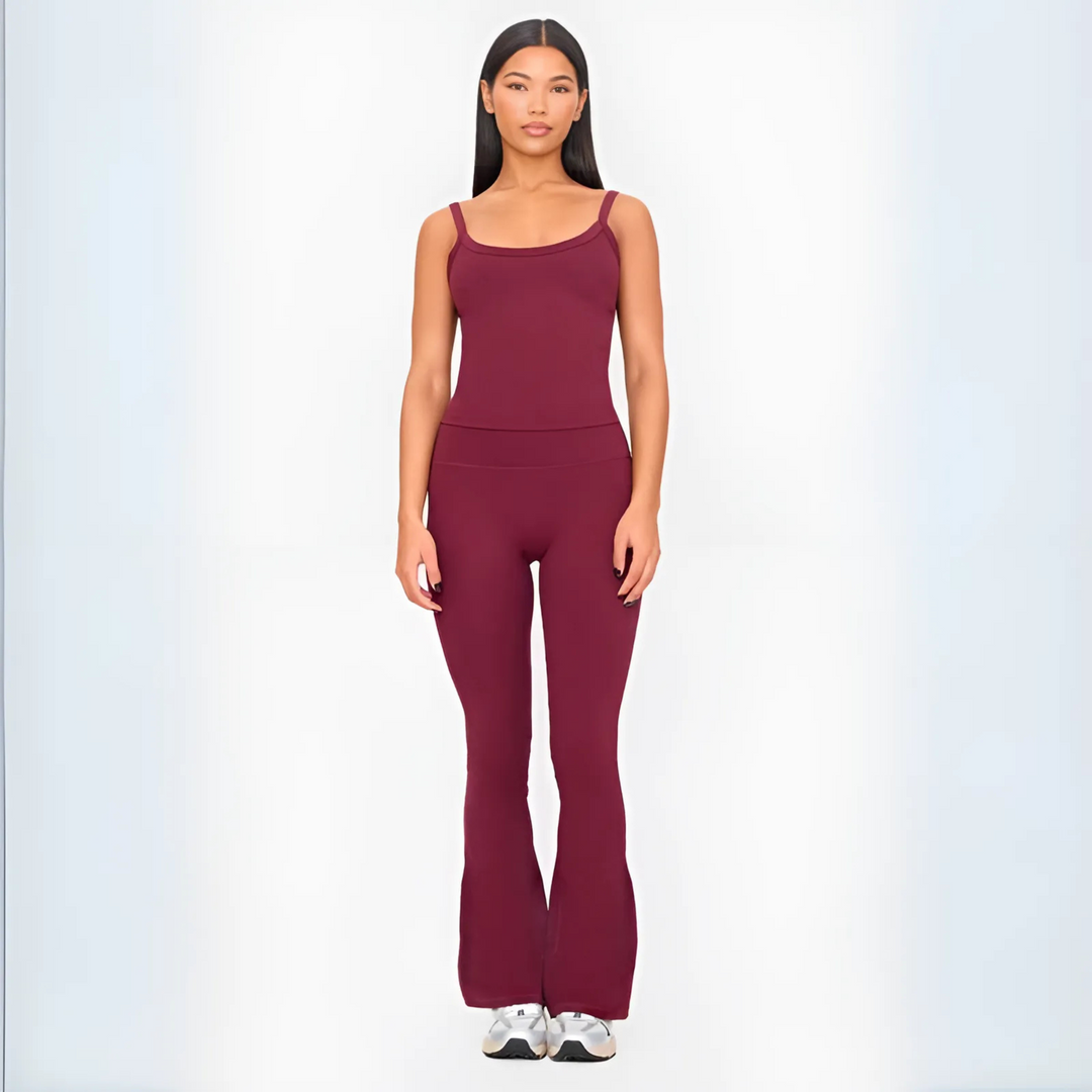 ARIANA™ - Freizeit-Cami-Top und Hose mit weitem Bein Set