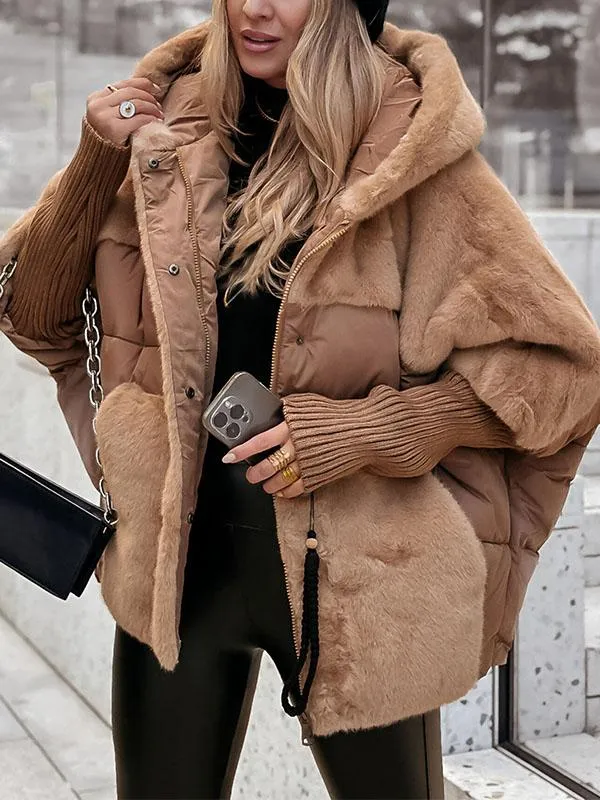 MARISA™ - Plüsch-Kapuzenjacke