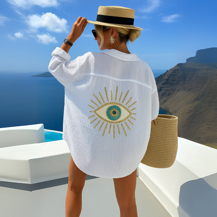 BLESSIE™ - Legere Ibiza-Bluse
