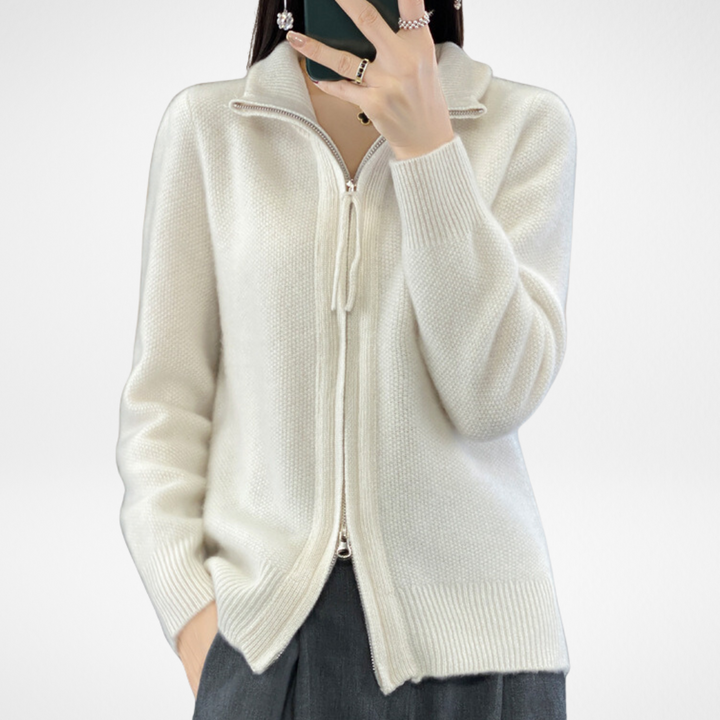 KATRINA™ – Minimalistischer Reißverschluss-Pullover