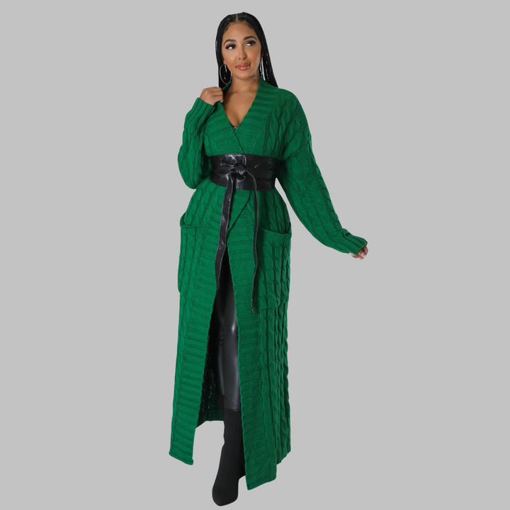 JACKIE™ - Lässiger, langärmliger Long-Cardigan