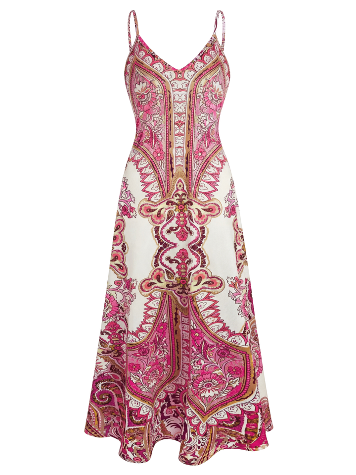 HARRIET™ – Boho-Kleid mit Blumenmuster und Spaghettiträgern