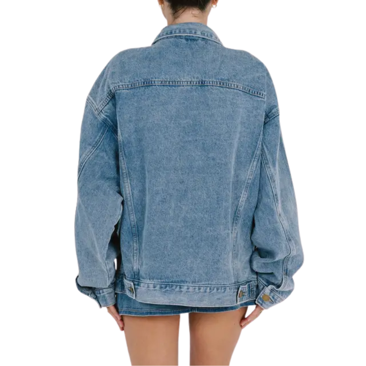 ROSLIND™ – Lässige Oversize-Jeansjacke