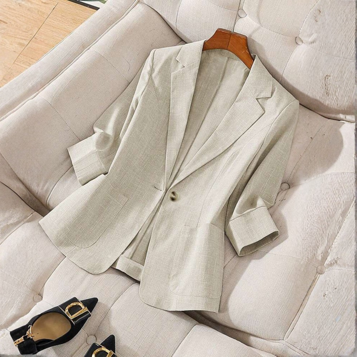GILLIAN™ - Eleganter Büro-Blazer mit Knopfleiste und langen Ärmeln