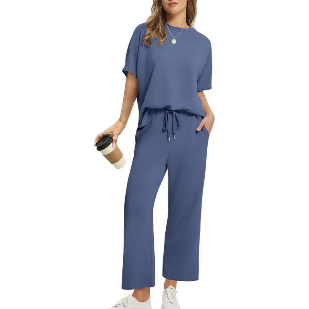JULIE™ – Oversized Cropped Lounge-Set für Damen