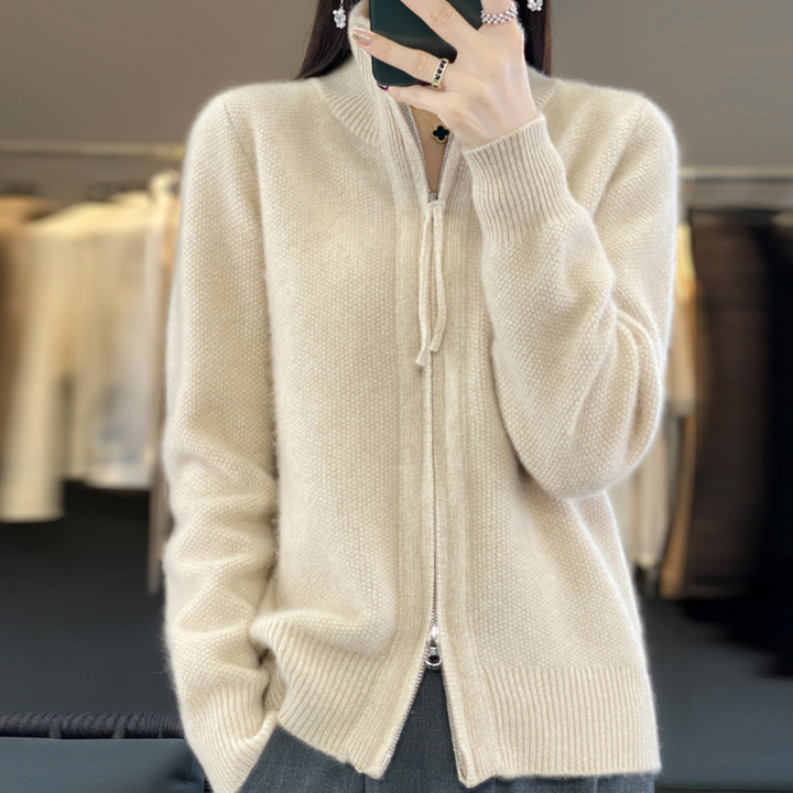 KATRINA™ – Minimalistischer Reißverschluss-Pullover