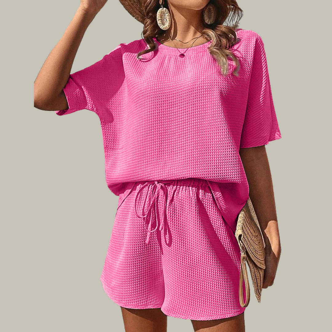 NIEVES™ – Lässiges Sommer-Loungewear-Set in großen Größen