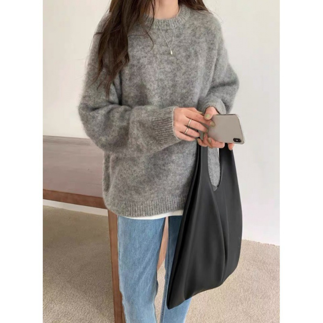 MIRIELLE™ - Bequemer Rundhalspullover mit langen Ärmeln