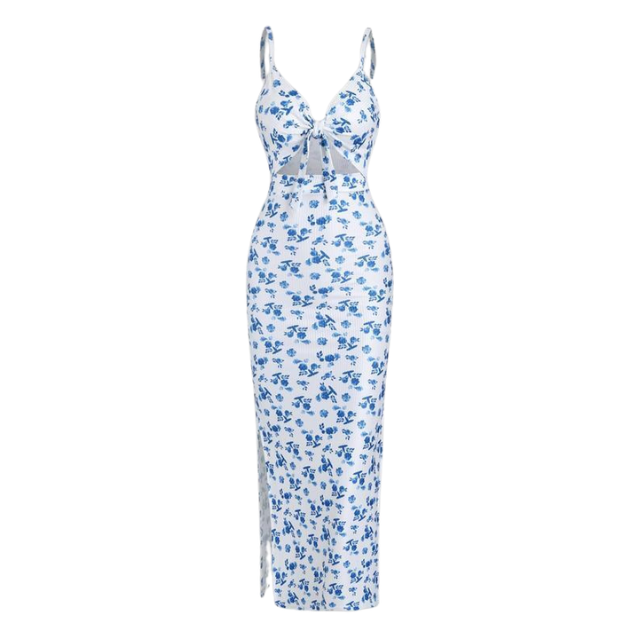 ROSE™ – Schickes ärmelloses Camisole-Kleid mit Knotendetail